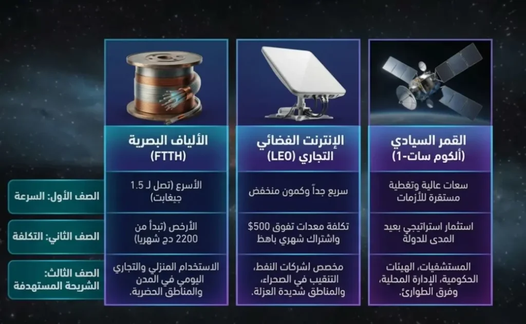 الانترنت الفضائية الجزائر